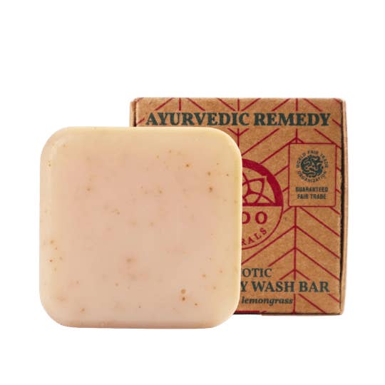 AYURVEDIC REMEDY: Body & Hand Wash - Probiotisk Sæbestykke for engroshandel hos Indo Naturals