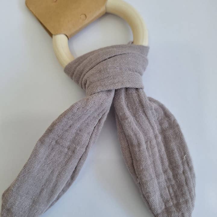 Cotton Socks - Wholesale Teether (Not Clip-On) - Baby - MC-04 Organic Cotton Muslin Teether 16 cm x 8 cm7