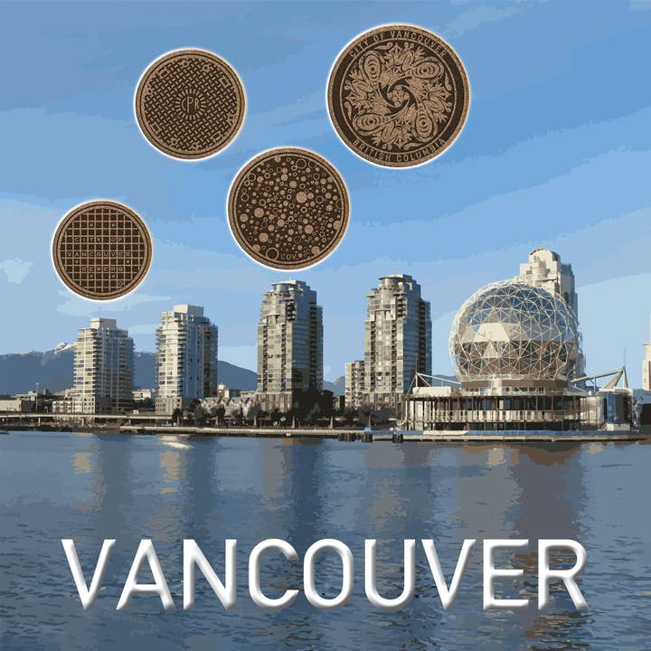 Gullycover Coasters Vancouver für den Großhandel von Tombino