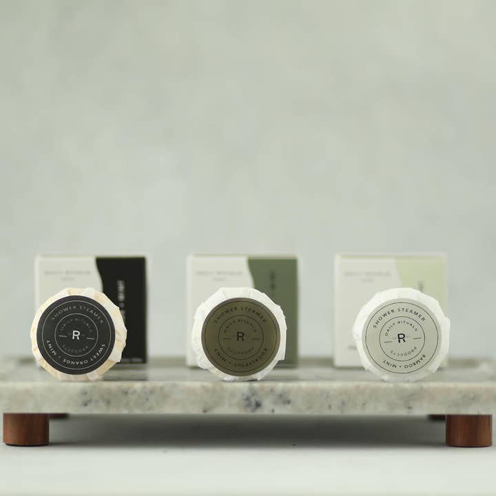 Daily Rituals - Wholesale Shower Steamer/Bomb - Shower Steamer | Bamboo + Mint | Stocking Stuffers
