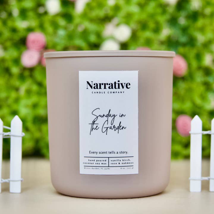 Zondag in de tuin voor wholesale door Narrative Candle Company