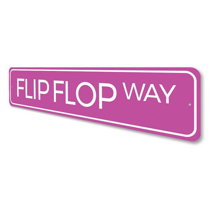 Lizton Sign Shop, Inc - Wholesale Sign - Flip Flop Way Sign3