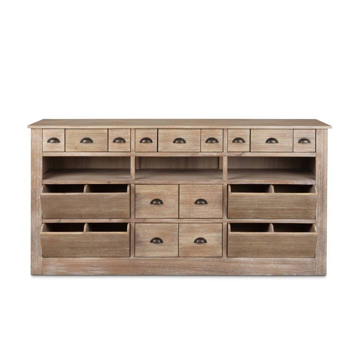 Park Hill Collection - Vente Présentoirs - Vine Hill Counter, Driftwood2