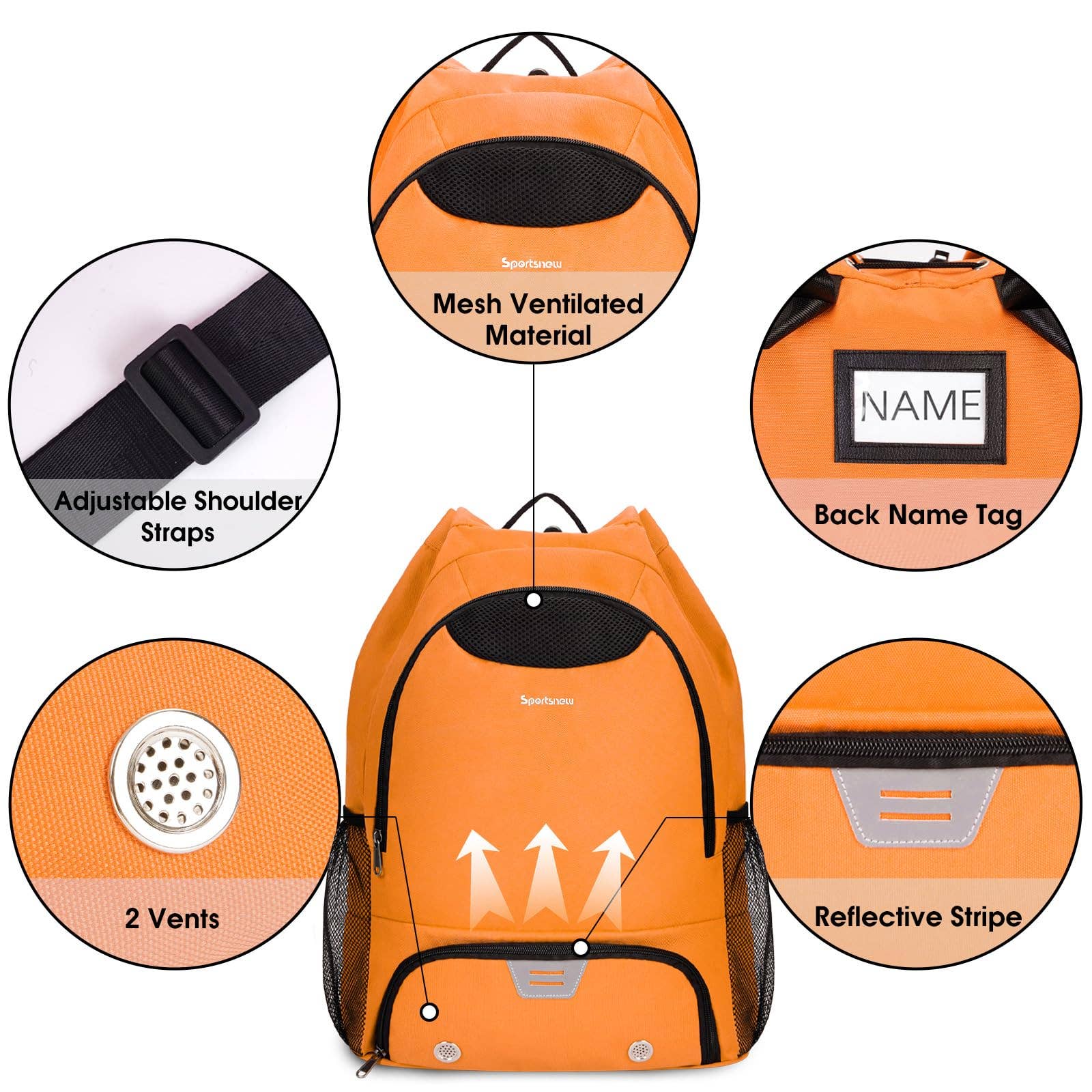 wandf - Wholesale Backpack - Unisex - Drawstring Backpack Soccer Basketball Backpack Gym Bag39