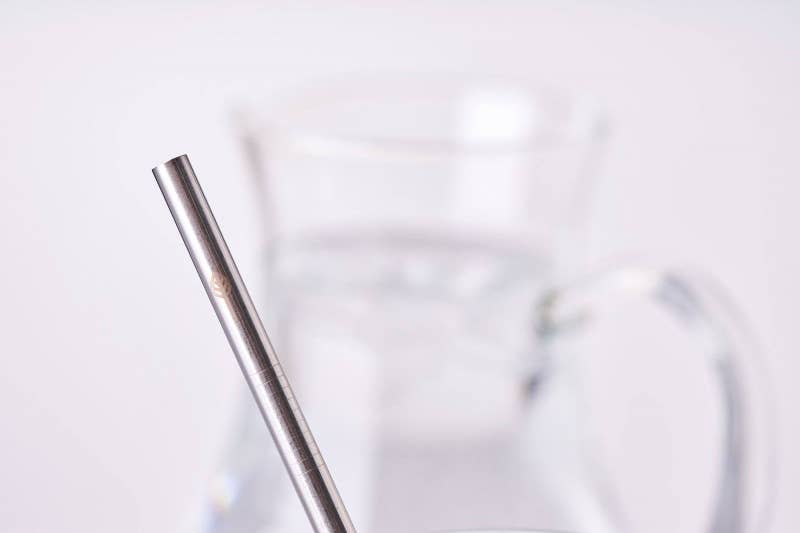 ecoLiving - Wholesale Drinking Straw - Bulk Stainless Steel Drinking Straws - Smoothie Size2