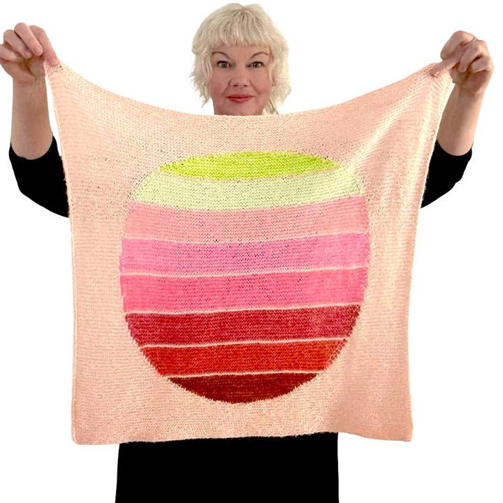 NEON SUNSHINE WRAP for wholesale by Koigu Wool Designs