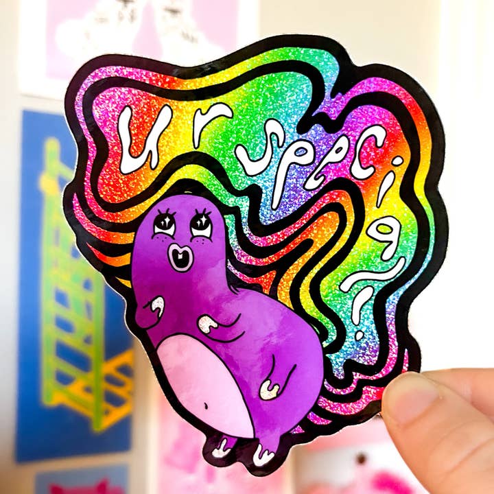 Autocollant géant spécial U R pour la vente par Carrie's Scaries