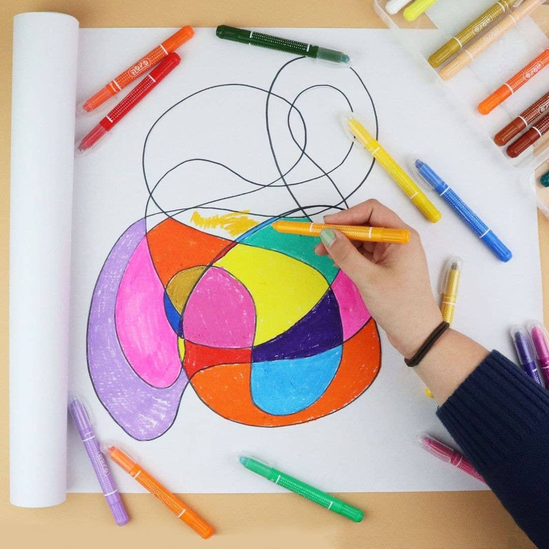 Doodle Hog - Wholesale Crayons - Kids & Baby - Not Your Ordinary Crayons - 12 Colors Gel Crayons3