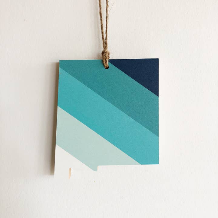 Hemlock & Heather - Wholesale Ornament - Comal Stripes State Ornaments55