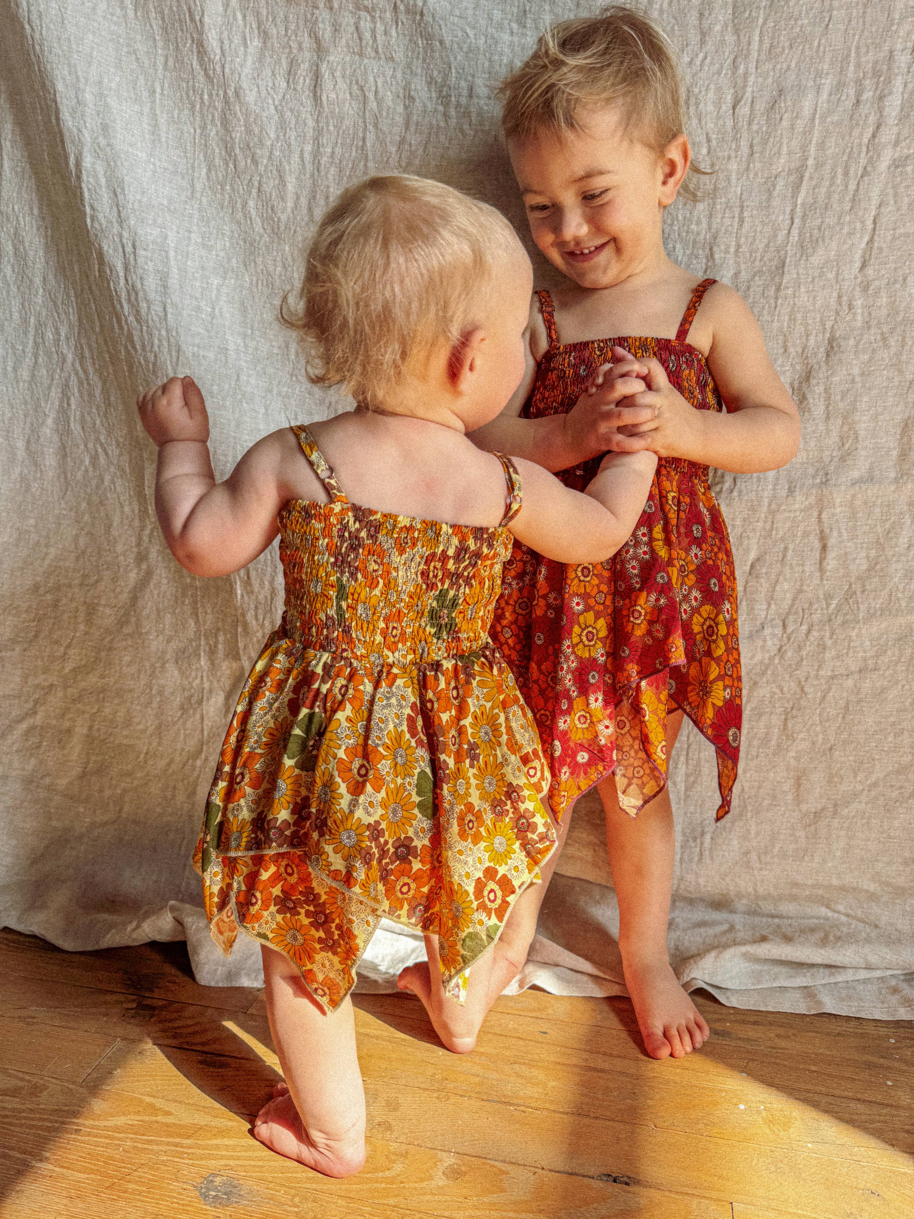 Gardenbelle Shop - Wholesale Dress - Kids - Baby Toddler Fairy Dress, Hippie Boho Kids Flower Dress 11