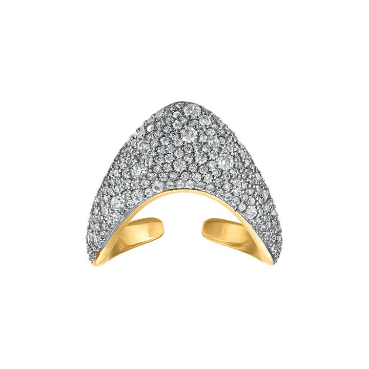 Andrea Pave Ring por atacado de Josefina Jewels