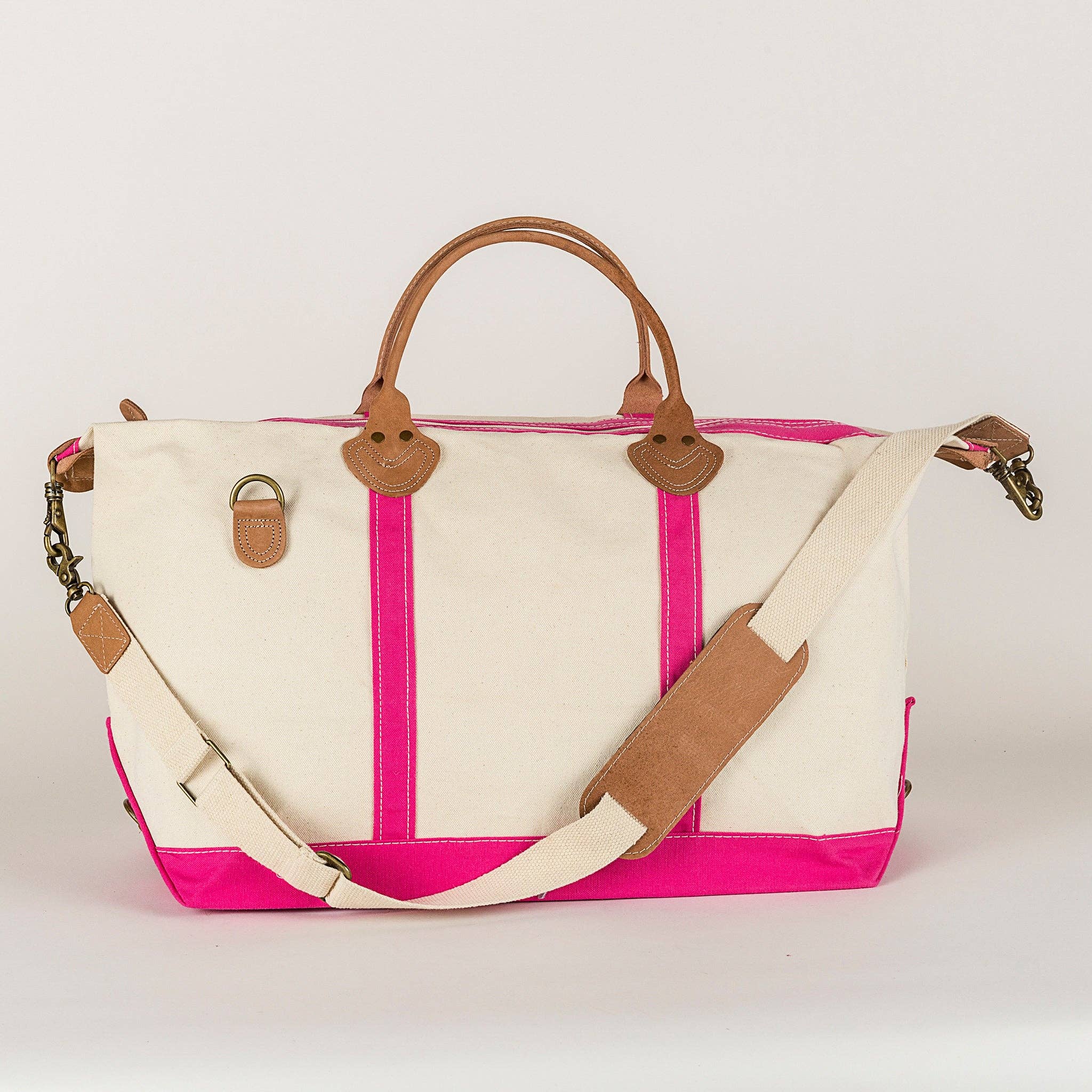 ShoreBags - Venta al por mayor Bolsa de viaje - Unisex - Bolsa de lona grande Weekender con detalles de cuero9