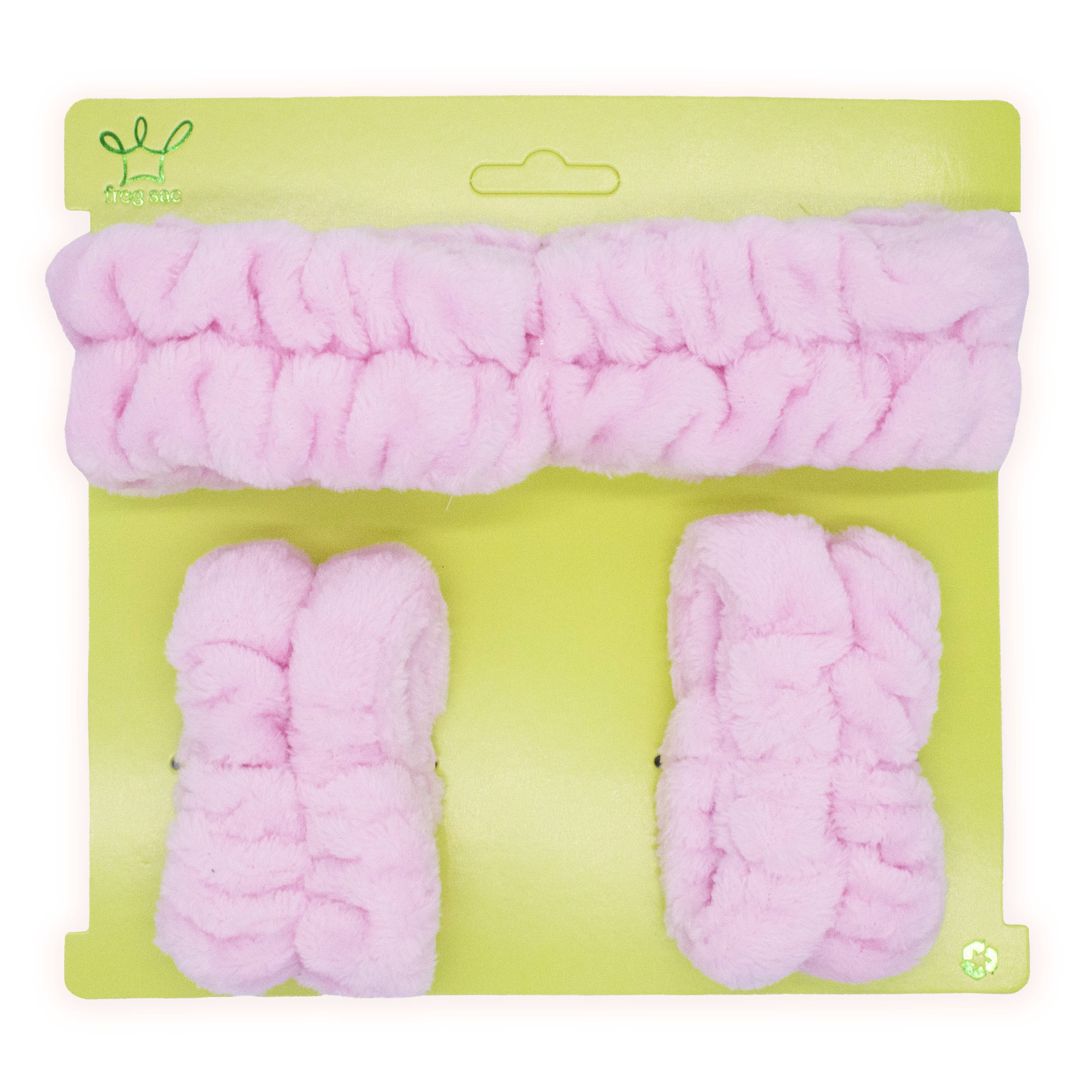 Frog Sac - Wholesale Spa Headband - Spa Headband - Skincare Headband & Wristband Set51