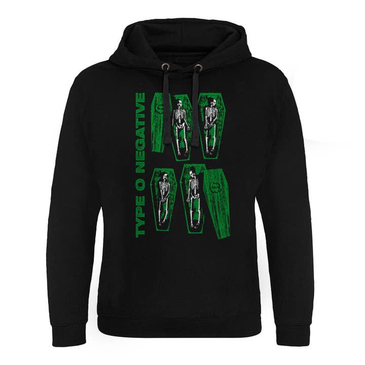 Type O Negative Coffins Epic Hoodie for wholesale by Hybris Production AB