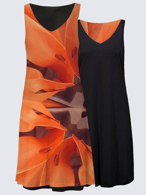 Valentine Kate Reversible Dress for wholesale by Art by ZANA ChicZee Sustainable Living Inc.