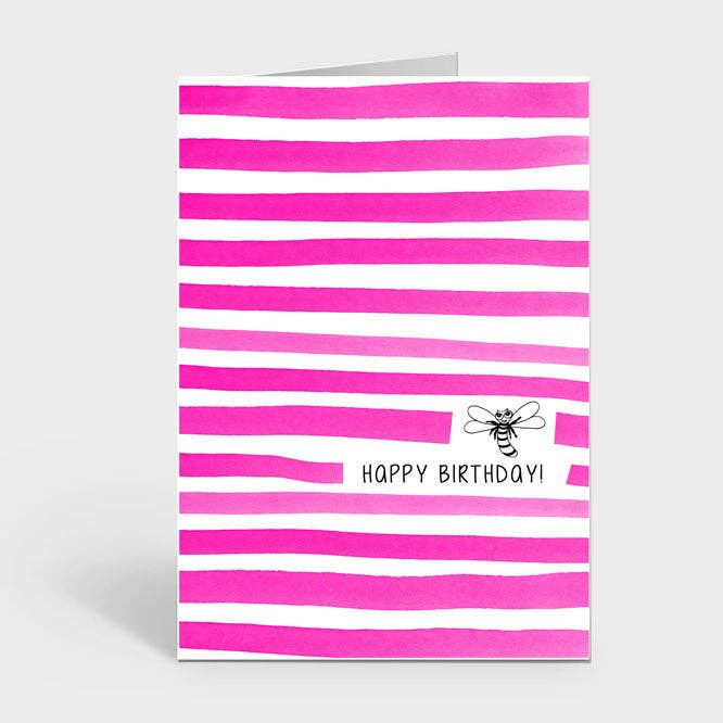 Palanquin Grattis på födelsedagen Rosa Gratulationskort - Critter Collection för wholesale av Palanquin