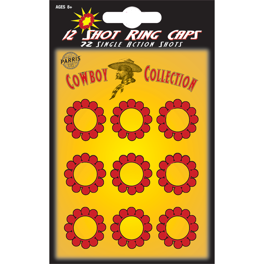 Parris Toys – wholesale Klassisk leksak - Barn – #914 -72 12-shot Action Ring Kepsar0