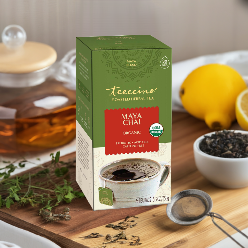 Teeccino - Wholesale Health/Detox Tea - Maya Chai Roasted Herbal Tea1