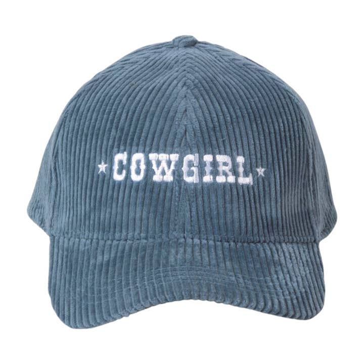 David And Young - Wholesale Baseball Cap - Women's - WESTERN COWGIRL CORDUROY Fall Winter Baseball Hat