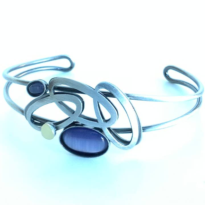 Christophe Poly / Crono Design - Vente Bracelet manchette - BRACELETS (B) - Manchette en fil en tailles 1 et 2, toutes deux ajustables7