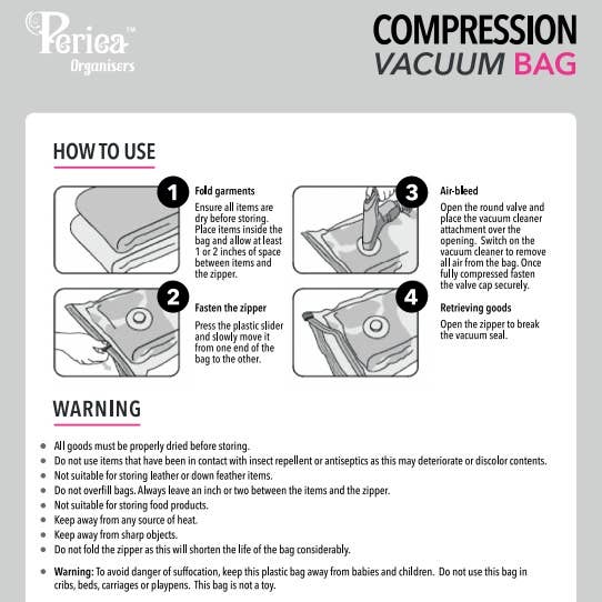 Periea – wholesale Storage bag – Periea Vacuum Storage Clothes Bags, Compression Vac Bag11