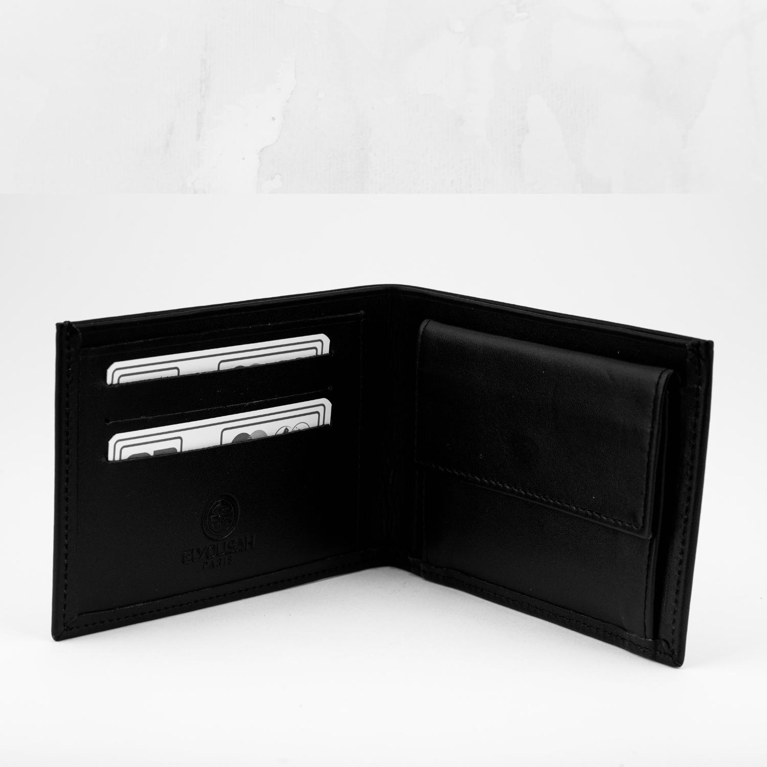 Elyousah Paris  ,société SAROU - Wholesale Wallet - Men's - COSMOS wallet (black)0