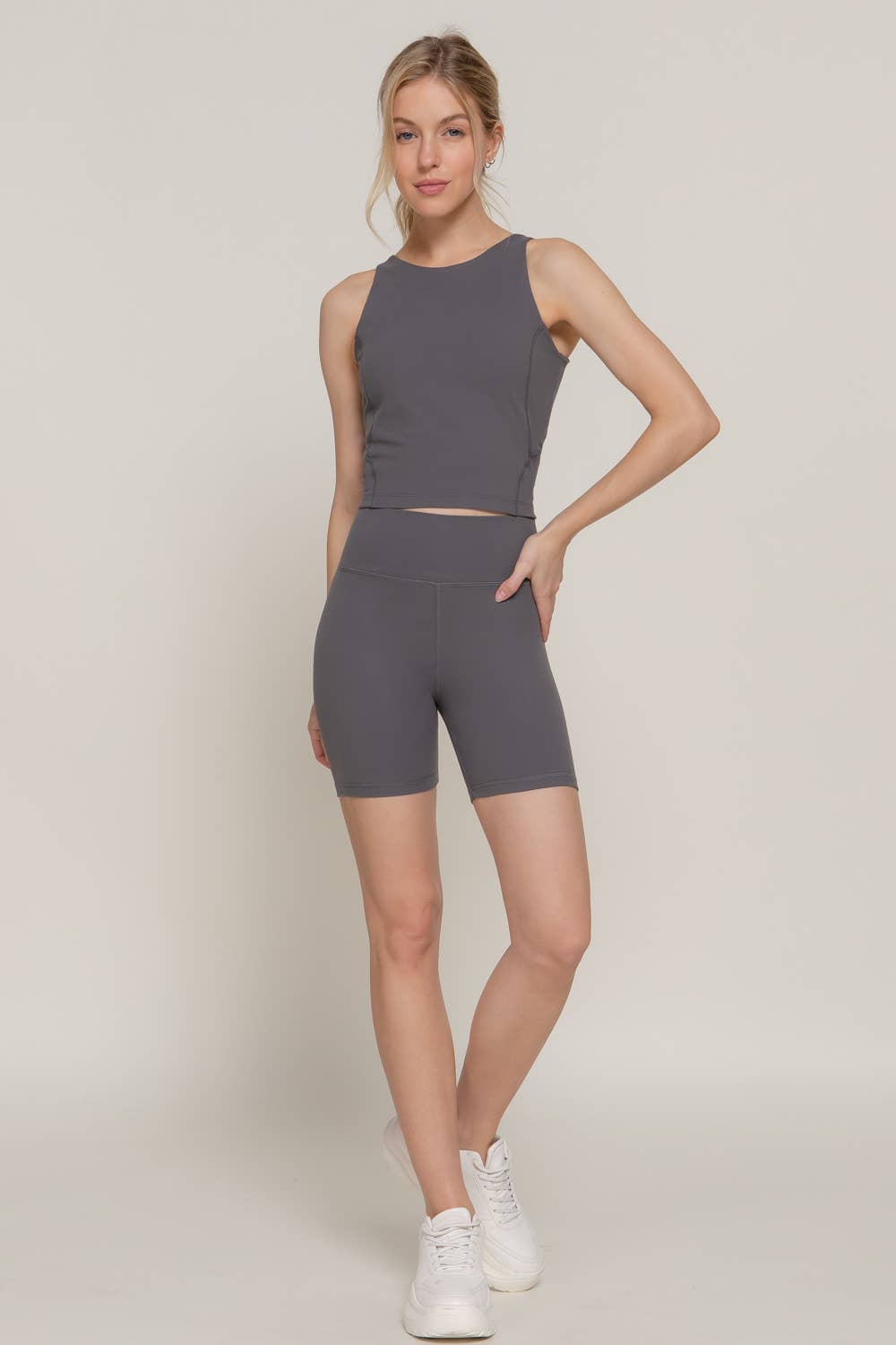 Active Basic | Active USA - Wholesale Athletic Top - Women's - Halter Neck Workout Crop Top24