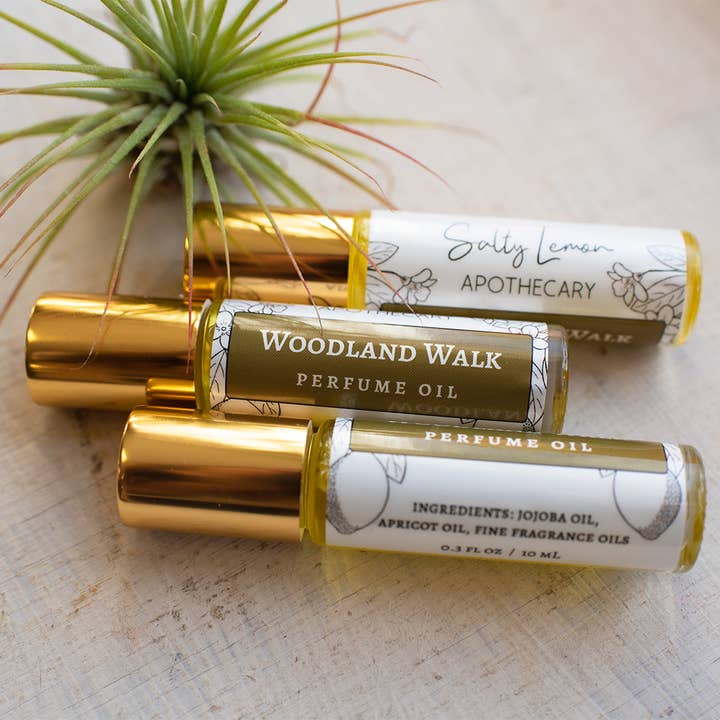 Salty Lemon Apothecary - Wholesale Roll-On Fragrance - Woodland Walk Perfume Oil