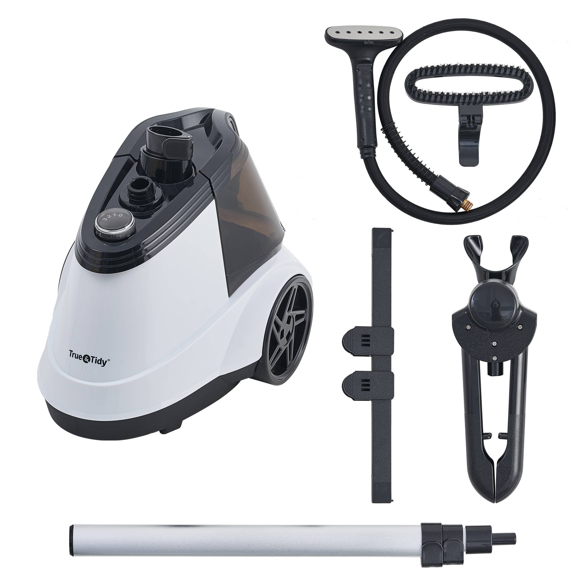 True & Tidy - Vente Défroisseur à vapeur pour vêtements - Défroisseur à vapeur professionnel pour vêtements avec 3 sachets de détartrant16