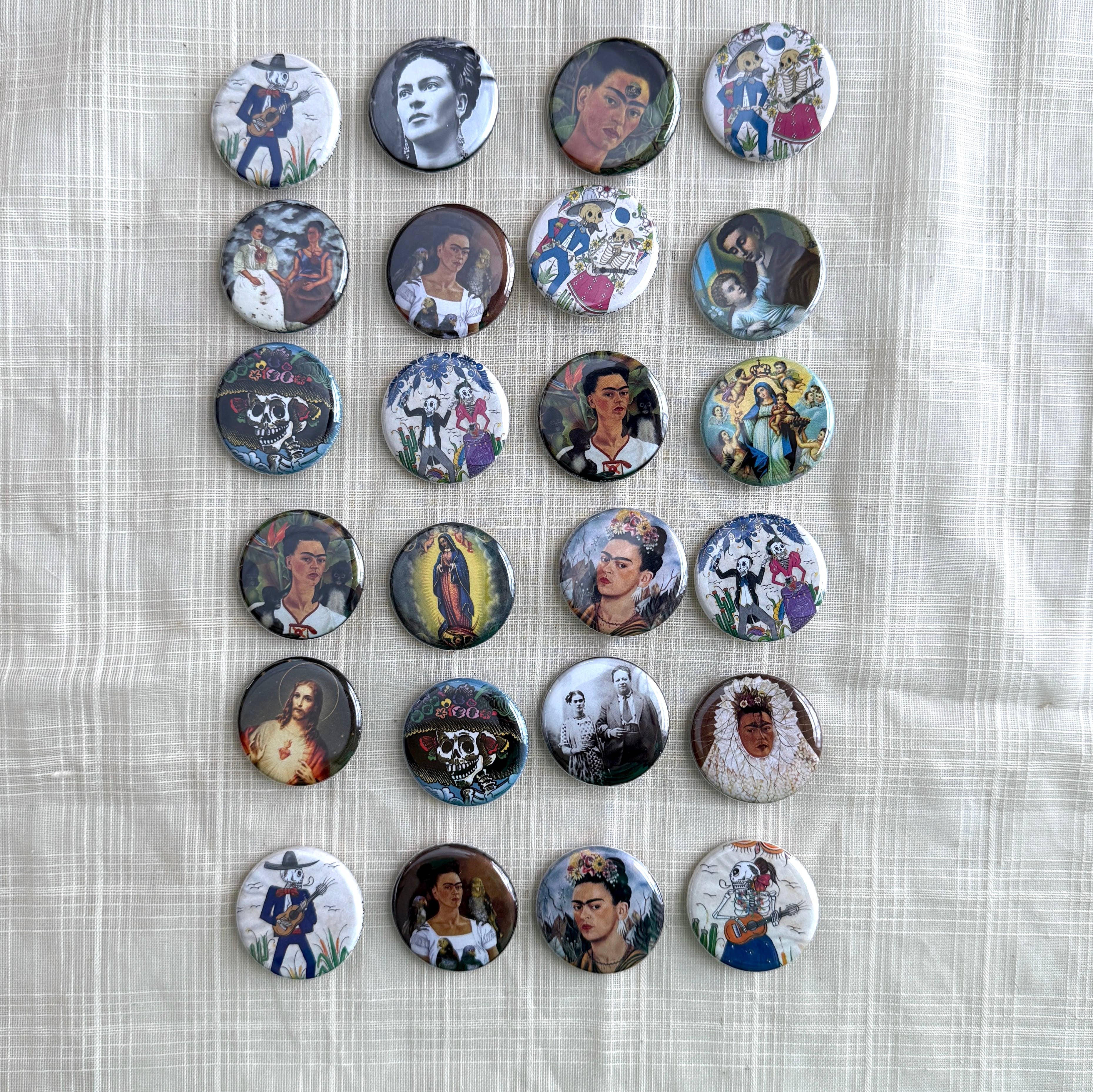 Tesoros Trading Company - Wholesale Lapel Pin/Button - Assorted Image Buttons, USA1