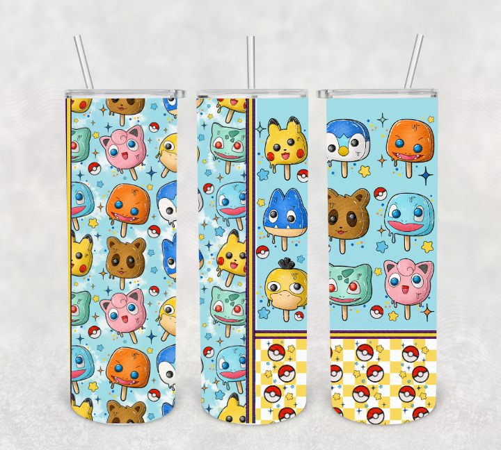 Beautiful Creations by Laney - Wholesale Insulated Mug/Tumbler - Pokémon Popsicle Tumblers0