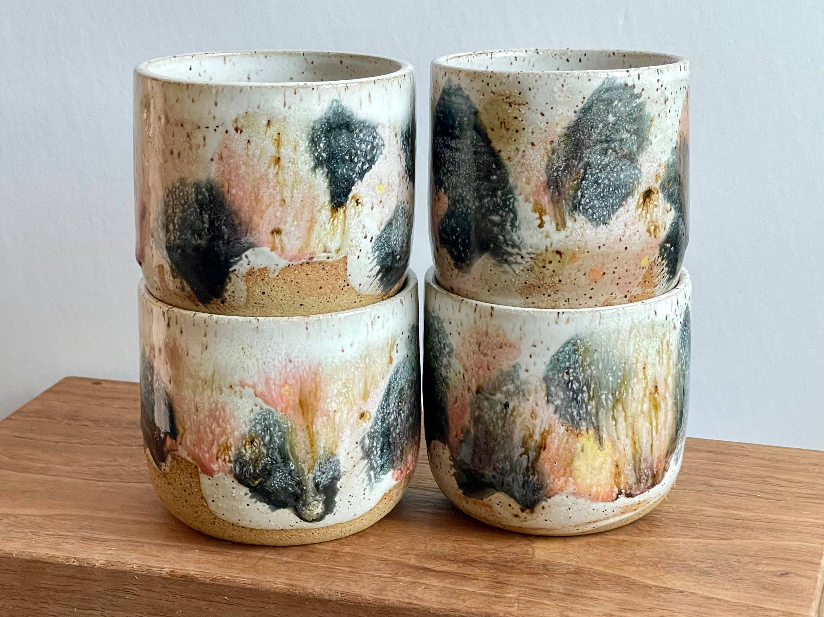 HEY GING CERAMICS – Großhandel Kaffeebecher – Graffiti Keramiktassen handgefertigt1