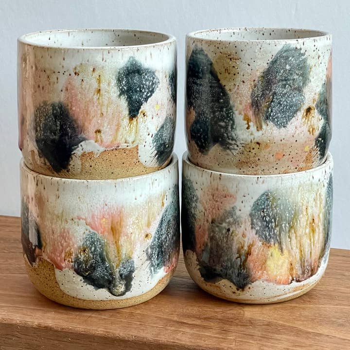 HEY GING CERAMICS – Großhandel Kaffeebecher – Graffiti Keramiktassen handgefertigt1