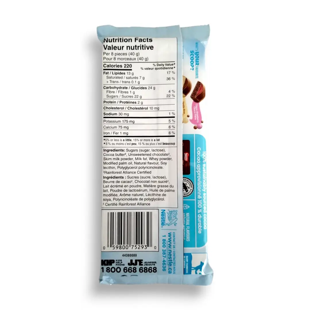Echo Sales America - Wholesale Chocolate Bar - Aero Scoops Double Chocolate Milk Chocolate Bar SHORT DATE NOV25, 20251