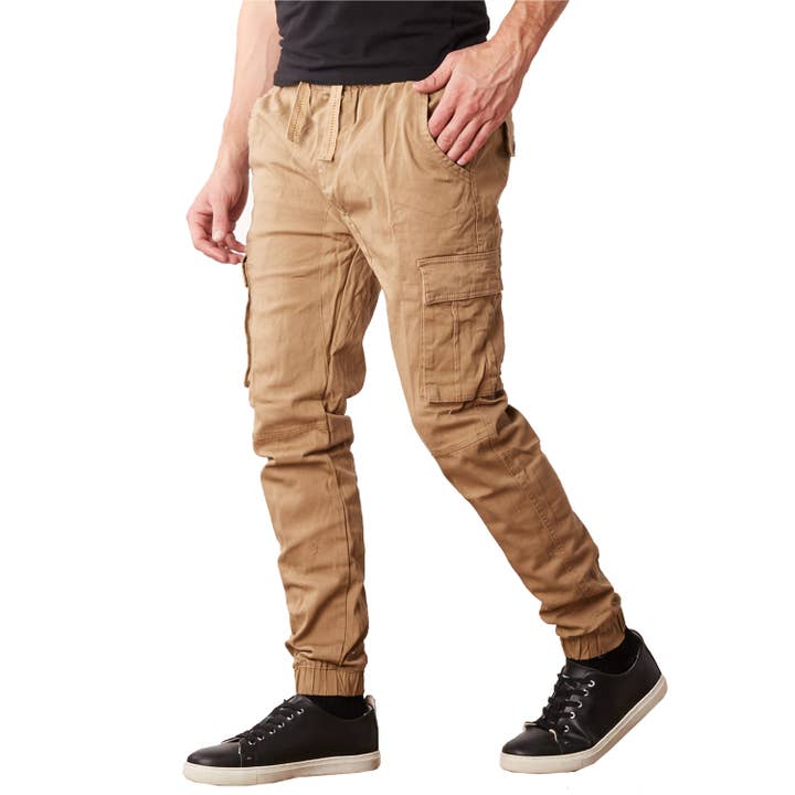 Galaxy By Harvic - Wholesale Athletic Sweatpants/Joggers - Men's - Galaxy By Harvic Men's Cotton Flex Stretch Cargo Jogger Pant