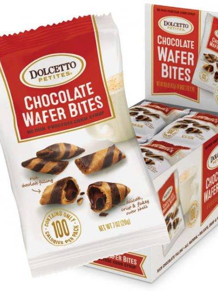 Dolcetto Chocolate Wafer Bites (0.7 oz Grab ‘n’ Go Pack) for wholesale by Sunflower Food Company