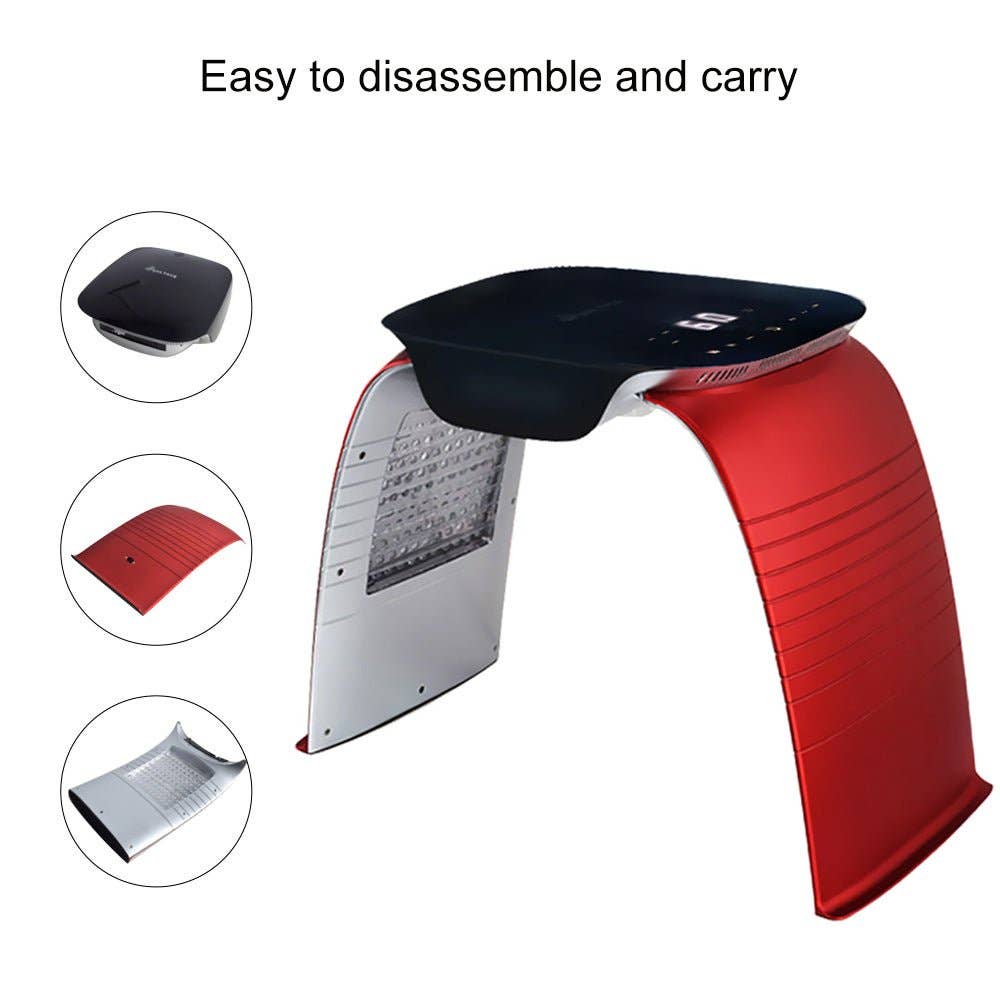 Cavitation Machines - Wholesale Electronic Skincare Device - Shape Tactics LED Facial Skin Light Therapy with PDT and Hydrating Mist4