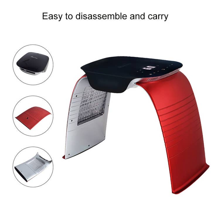 Cavitation Machines - Wholesale Electronic Skincare Device - Shape Tactics LED Facial Skin Light Therapy with PDT and Hydrating Mist4