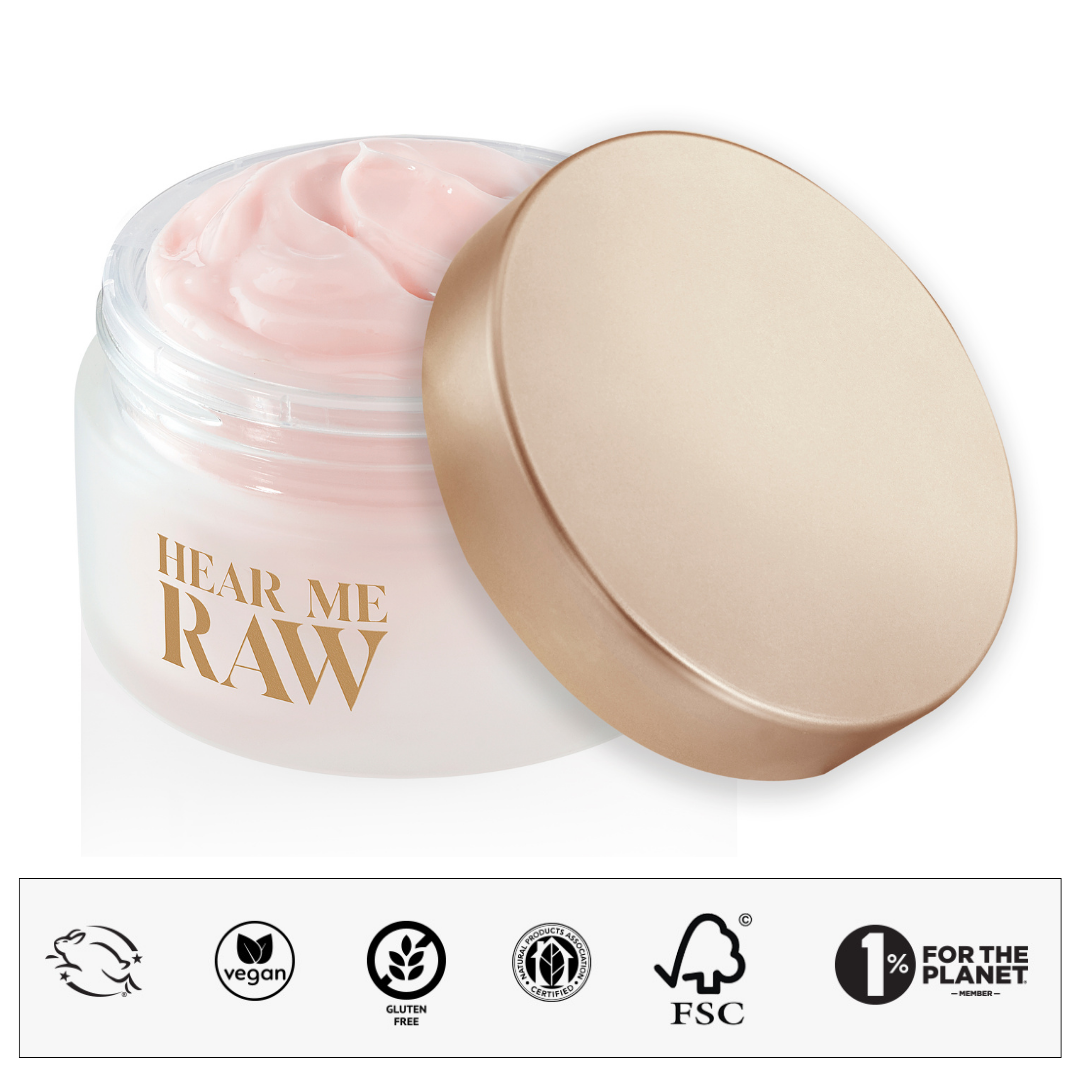 HEAR ME RAW - Wholesale Facial Moisturizer - The Hydrator with Prickly Pear Jar + Pod - 2.5 fl oz6