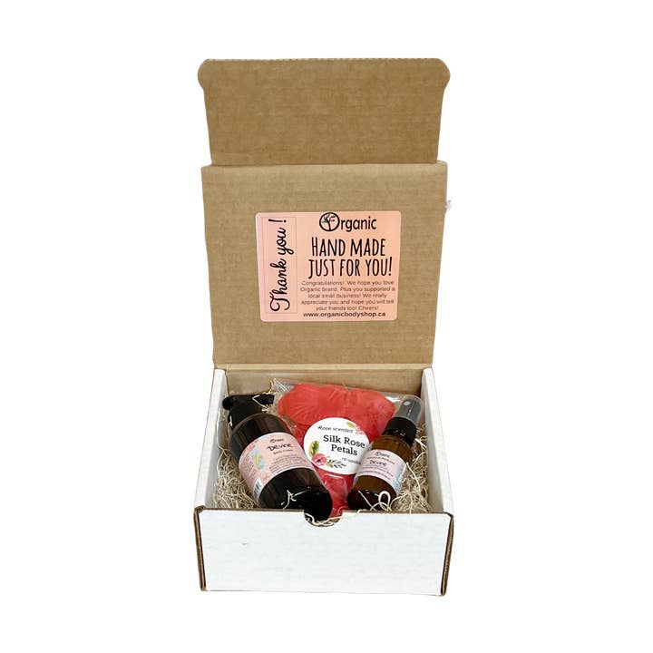 Guddommelig kropsgave. Naturlig parfume + kropscreme. for engroshandel hos Organic Body Shop