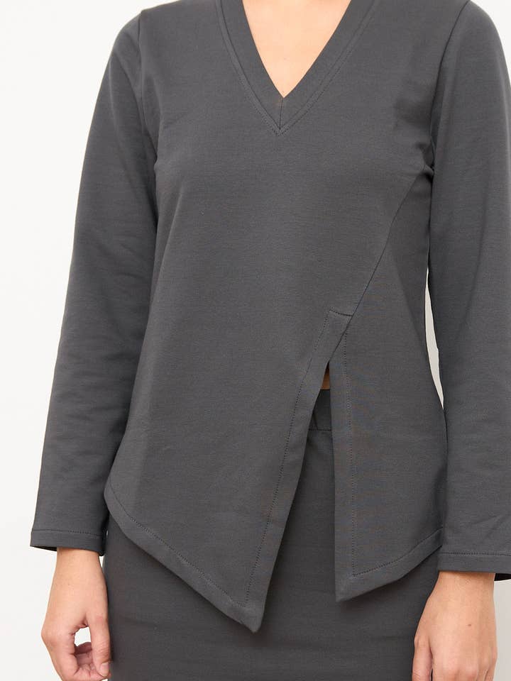 MAILLOT SOMMET GRIS FONCÉ pour la vente par Cottyfish