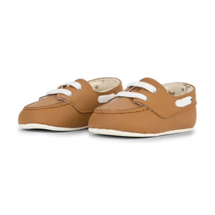 JuJuBe - Wholesale Shoe Accessories - Kids & Baby - Eco Steps - Boat Shoe Brulee Brown1
