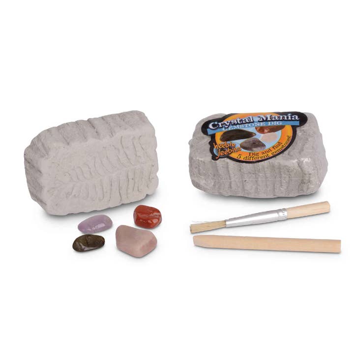 Heebie Jeebies USA - Wholesale Toy Set - Kids - Gemstone Dig Geology in Scientific Beaker4