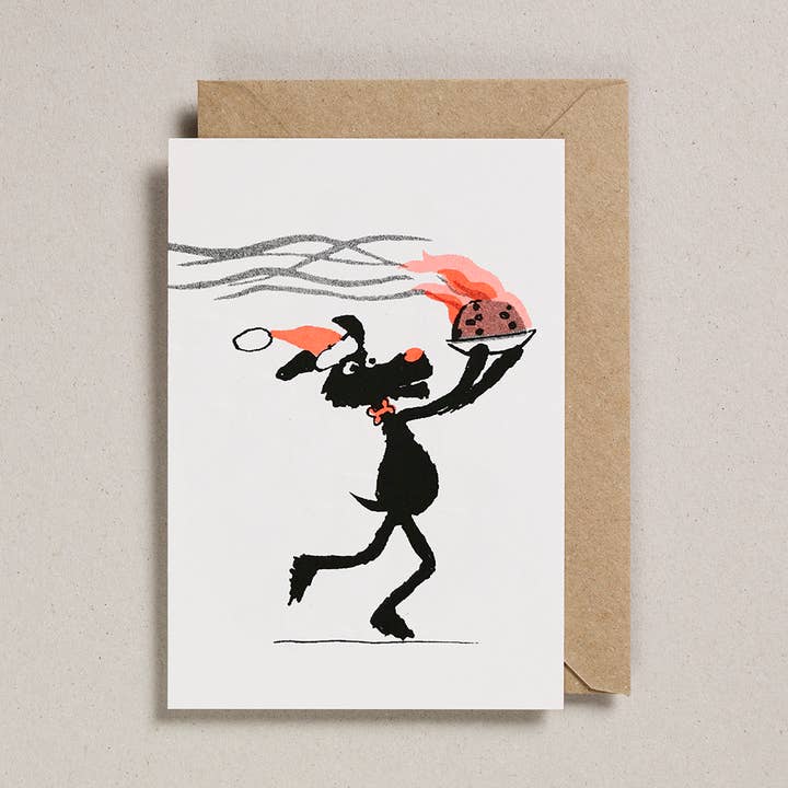 Cartes Rascals (lot de 6) - Pudding de Noël pour la vente par Rusty Studio