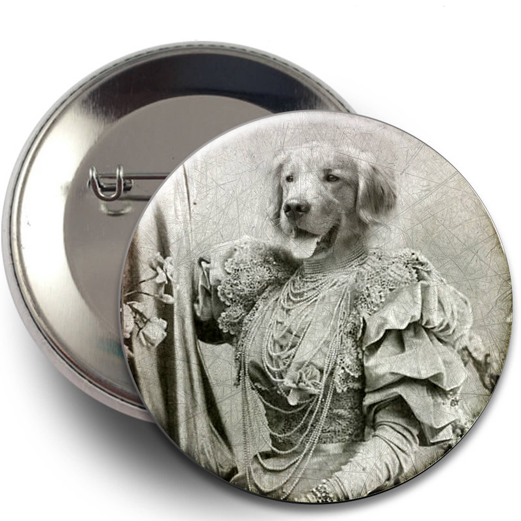 The Wild Oddisorium - Wholesale Lapel Pin/Button - Dog Buttons, Pins, Badges, POS, Funny Dogs in Clothes, Cute31