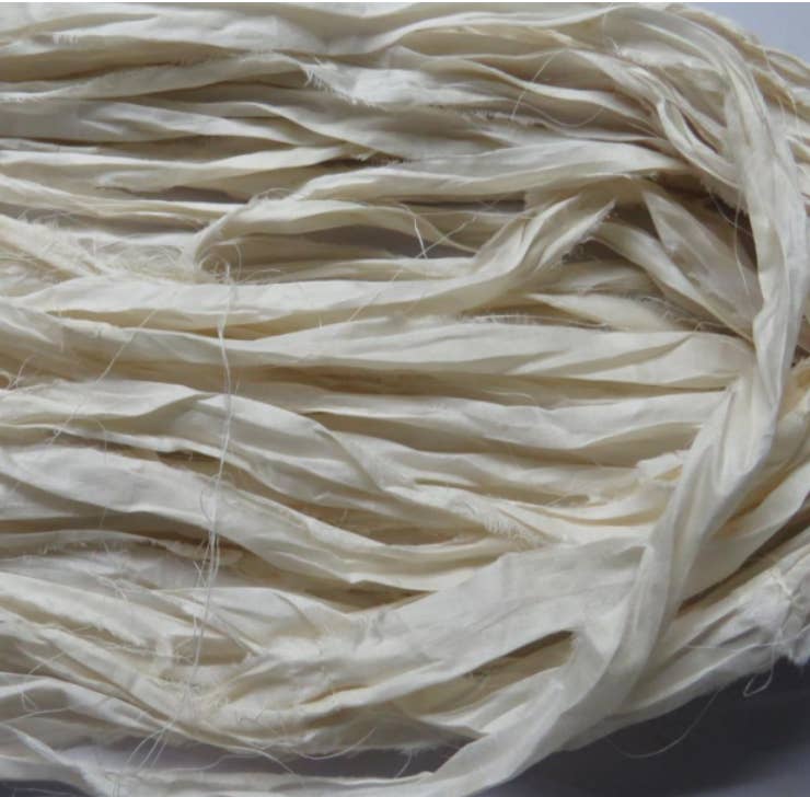 Sun Enterprises B.V. - Wholesale Fabric - Sari Silk ribbon Neutral