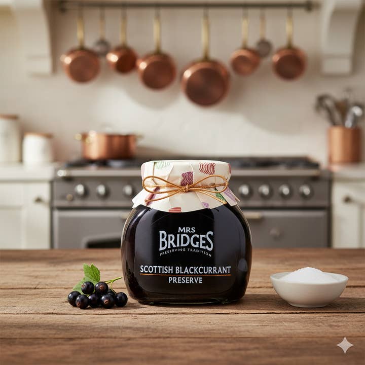 Mrs Bridges - Wholesale Preserves - Scottish Blackcurrant Preserves, Jam Spread4