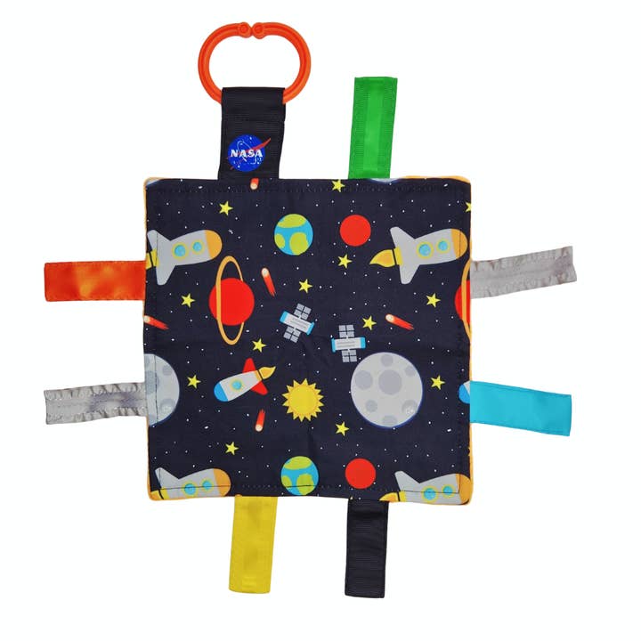 Space Moon Stars Planets & Rockets Learning Lovey Collection for wholesale by Baby Jack and Company