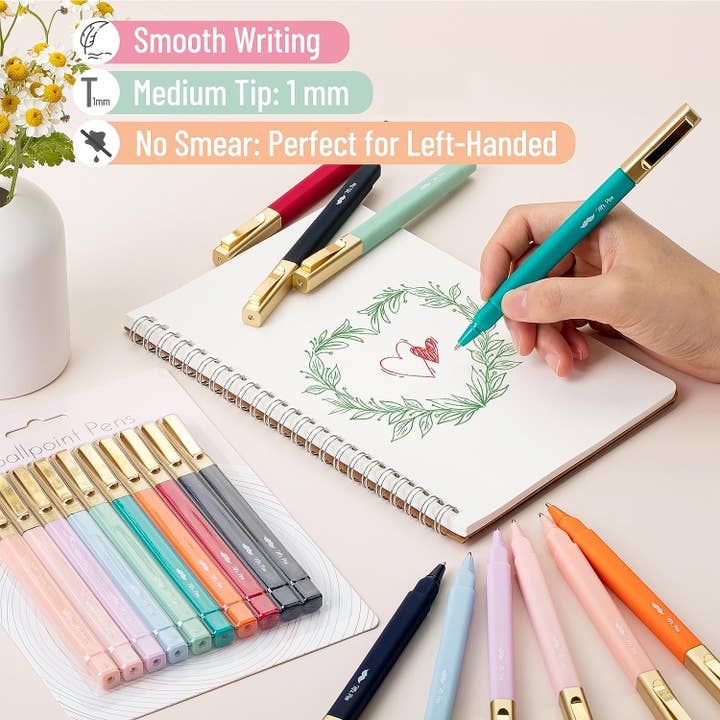Mr. Pen - Wholesale Pen - Mr. Pen- Aesthetic Pens, 10 Pack, Assorted Colors, Fast Dry