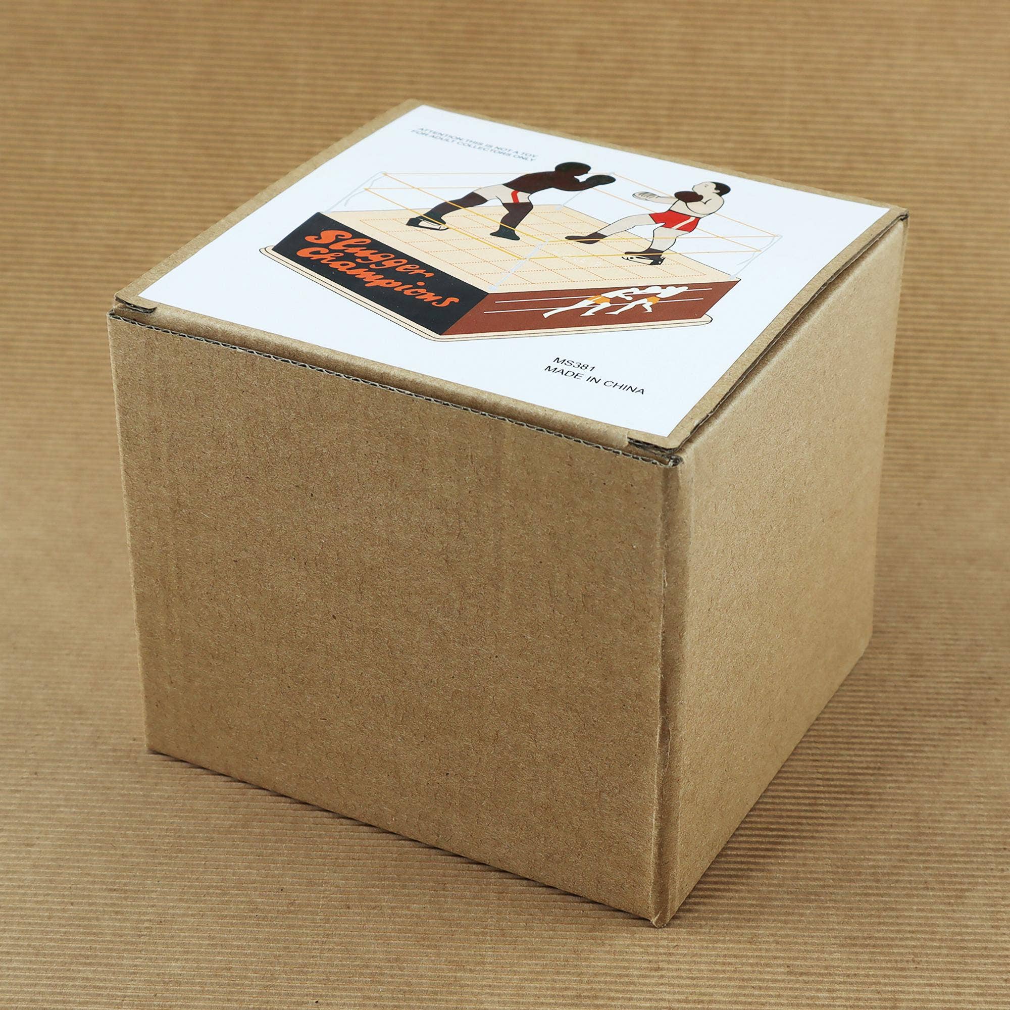 Tribal Trade GmbH – Brinquedo clássico - Crianças por atacado – Brinquedo de lata com boxeadores em ringue de boxe de lata10